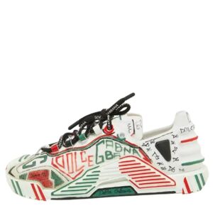 Dolce & Gabbana Pre-owned , Pre-owned Suede sneakers ,Multicolor female, Sizes: 5 UK