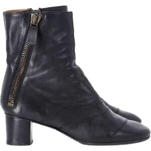 Chloé Pre-owned , Pre-owned Leather boots ,Black female, Sizes: 5 UK