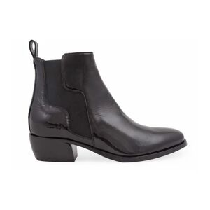 Pierre Hardy , Women ankle boots in patent leather ,Black female, Sizes: 3 UK