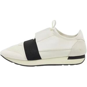 Balenciaga Vintage , Pre-owned Leather sneakers ,White female, Sizes: 10 UK