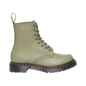 Dr. Martens , Muted Olive Pascal Leather Boots ,Green female, Sizes: 7 UK, 6 UK