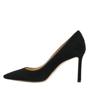 Jimmy Choo Pre-owned , Pre-owned Suede heels ,Black female, Sizes: 2 1/2 UK