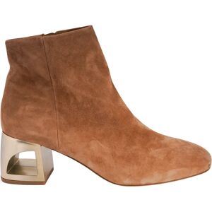 Sartore , Western Heeled Ankle Boots ,Beige female, Sizes: 3 UK