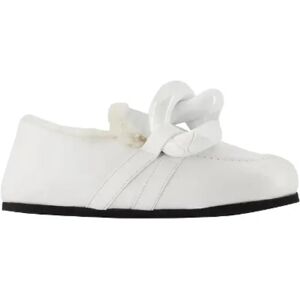 JW Anderson Pre-owned , Pre-owned Leather flats ,White female, Sizes: 4 UK