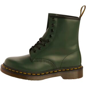 Dr. Martens , Classic Green Leather Flat Shoes ,Green female, Sizes: 4 UK, 6 1/2 UK