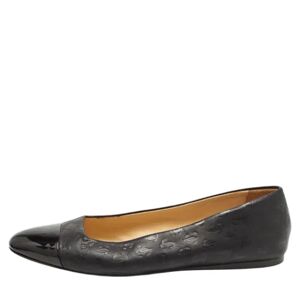Jimmy Choo Pre-owned , Pre-owned Leather flats ,Black female, Sizes: 4 UK