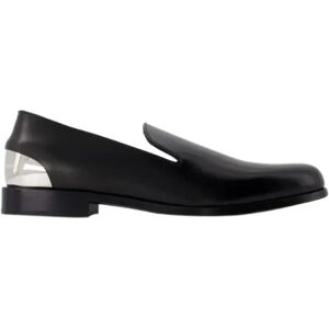 Alexander McQueen Pre-owned , Pre-owned Leather flats ,Black female, Sizes: 6 UK