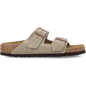 Birkenstock , Suede Sandals ,Beige female, Sizes: 12 UK