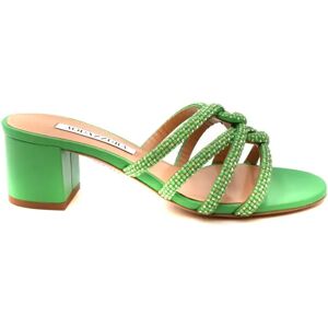 Aquazzura , Heeled Mules ,Green female, Sizes: 4 UK, 3 1/2 UK, 3 UK