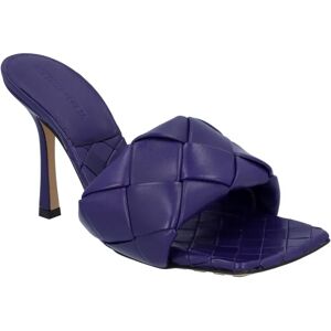 Bottega Veneta , Purple Lambskin Padded Mule ,Purple female, Sizes: 5 1/2 UK, 5 UK, 3 1/2 UK, 6 UK, 7 UK, 4 1/2 UK, 4 UK