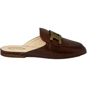 Tod's , Elevate Your Style with These Flats ,Brown female, Sizes: 3 1/2 UK, 4 UK