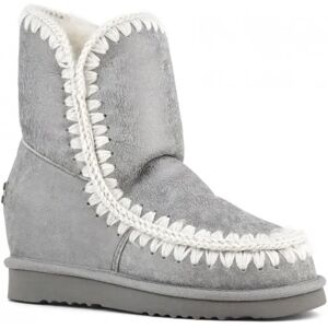 Mou , Eskimo Inner Wedge Short Boots ,Gray female, Sizes: 2 UK, 3 UK