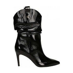 Guess , Black Leather Boots - Benisa ,Black female, Sizes: 6 UK, 7 UK