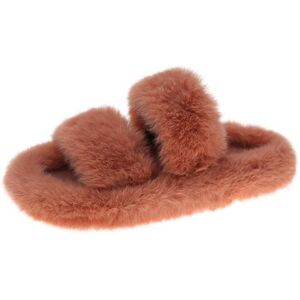 AZONE STORE LTD T/A Shop In Store Women'S Furry Sliders - 5 Colours - Black   Wowcher