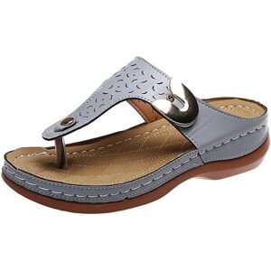 Pope Fbarrett Ltd T/A Whoop Trading Women'S Flip Flop Bunion Sandals - 5 Uk Sizes & Colours! - Grey   Wowcher