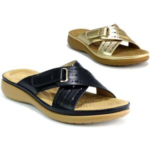 Beta Shoes T/A Shoe Fest Womens Low Wedge Sandal