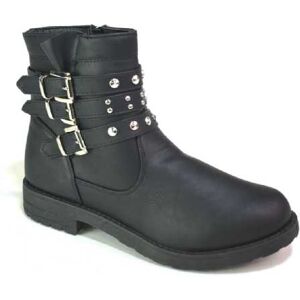 Beta Shoes T/A Shoe Fest Girl'S Stud Ankle Boots - Black   Wowcher