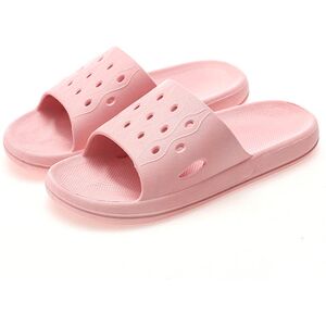 AZONE STORE LTD T/A Shop In Store Women'S Pvc Sliders With Hole Cut-Outs - Pink, Purple Or Blue   Wowcher