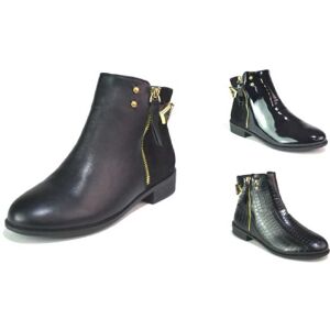 Beta Shoes T/A Shoe Fest Womens Zip Ankle Fashion Boots