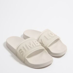 BIMBA Y LOLA White logo slider flip-flop WHITE 39 adult