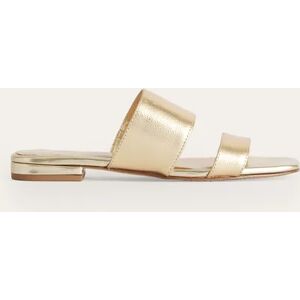 Two Strap Sandals Metallic Women Boden 39 Female