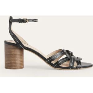 Multi Strap Heeled Sandals Black Women Boden 39 Female