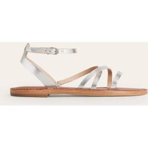 Everyday Flat Sandals Metallic Women Boden 39 Female