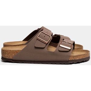 Birkenstock Arizona Birko-Flor Nubuck Unisex Sandals  - Mocha - UK12 EU47 US14/14.5 Regular - male