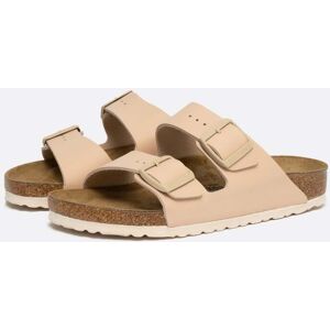 Birkenstock Arizona Birko Flor Womens Sandals  - New Beige - UK7.5 EU41 Narrow - female