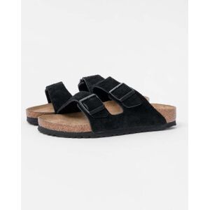 Birkenstock Arizona SFB Womens Suede Sandals 951323  - Black - UK5.5 EU39 US8/8.5 Narrow - female