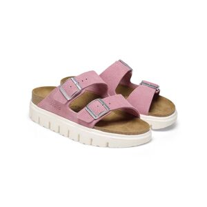Birkenstock Papillio Arizona Chunky Womens Suede Sandals  - Candy Pink - UK5.5 EU39 Narrow - female