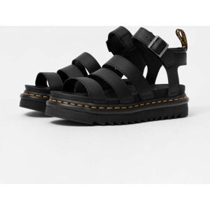 Dr Martens Blaire Hydro Leather Womens Sandals  - Black - UK6 EU39 US8 - female