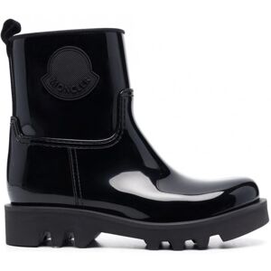 MONCLER Womens Ginette Rain Boots Black - Women - Black