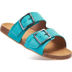Cosyfeet Capri Extra Roomy Women's Sandals  - Turquoise - Size: 8 XXW