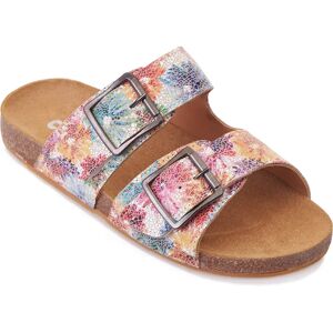 Cosyfeet Capri Extra Roomy Women's Sandals  - Floral Mosaic - Size: 9 XXW