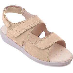 Cosyfeet Bright Extra Roomy Women's Sandals  - Light Khaki - Size: 4½ XXW