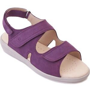 Cosyfeet Bright Extra Roomy Women's Sandals  - Damson - Size: 4 XXW