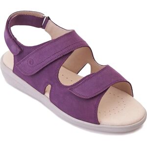 Cosyfeet Bright Extra Roomy Women's Sandals  - Damson - Size: 5 XXW