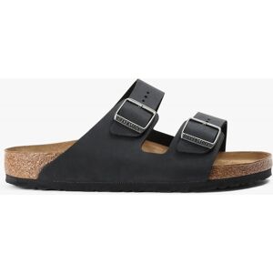 BIRKENSTOCK Mens Arizona Oiled Leather Sandals In Black Size: 7, Colou - male