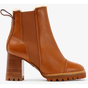 SEE BY CHLOE SBC Mallory Sherling Lined Chelsea Boots Size: 5, Colour: - female