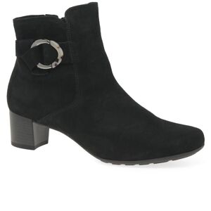 Gabor Hemp Womens Ankle Boots Colour: Black Suede, Size: 5 5 - female