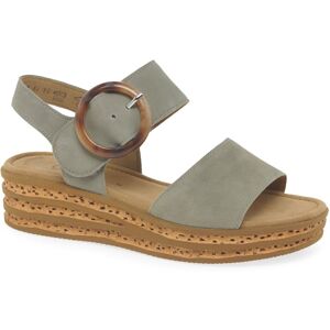 Gabor Andre Womens Sandals Colour: Schilf Suede, Size: 6.5 6.5 - female