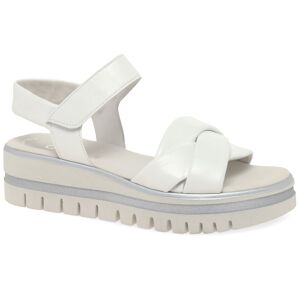 Gabor Abide Womens Riptape Sandals Colour: White, Size: 6.5 6.5 - female
