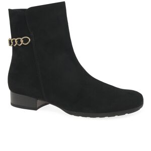 Gabor Bellini Womens Ankle Boots Colour: Black Suede, Size: 5 5 - female