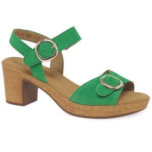 Gabor Fantastica Womens Sandals Colour: Verde Suede, Size: 9 9 - female