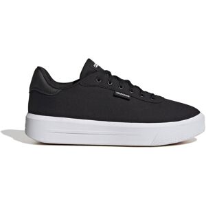 adidas Platform CLN Womens Trainers Black/White 4 female