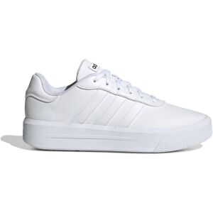 adidas Court Platform Womens Trainers Triple White 5 female