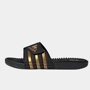 adidas Adissage Sliders Womens Black/Gold 4 female