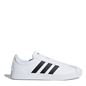 adidas VL Court 2.0 Mens Trainers White/Black 11 male