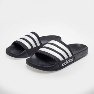 adidas Shower Slides Unisex Black/White 4 male